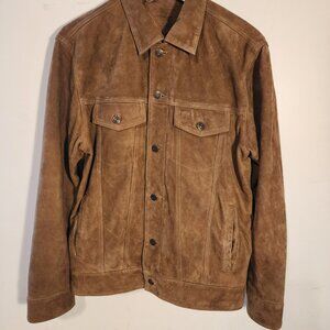 Thursday - Suede Trucker in medium